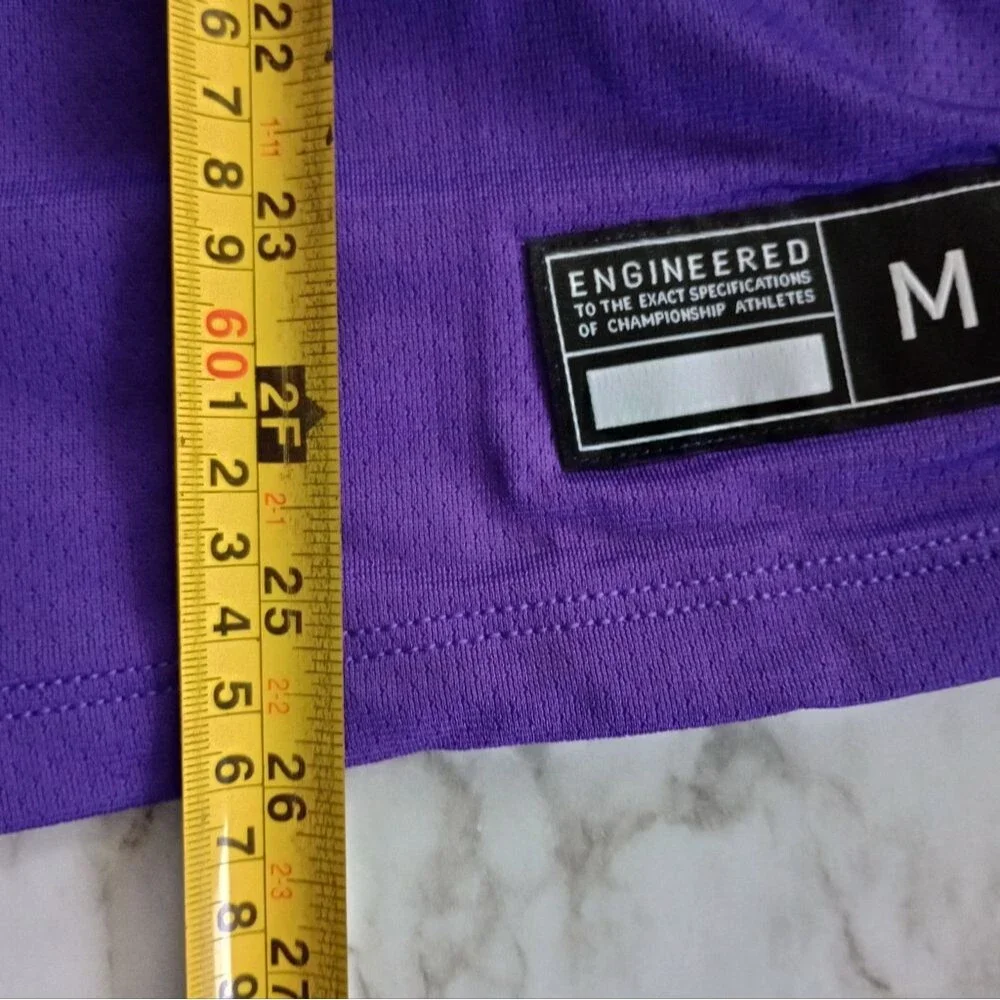 NWT Nike Reversible Purple/White Tank Top Basketball Jersey Size Medium